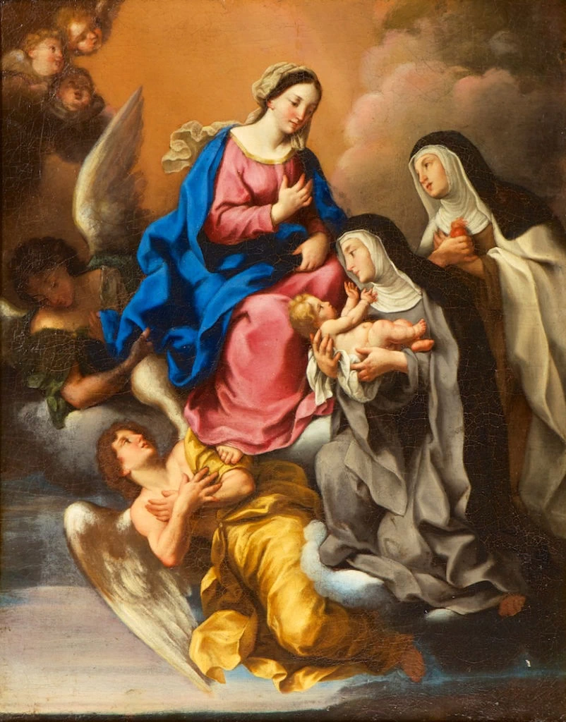 La Vergine che appare ai santi Teresa (Rosa di Lima) e Maria